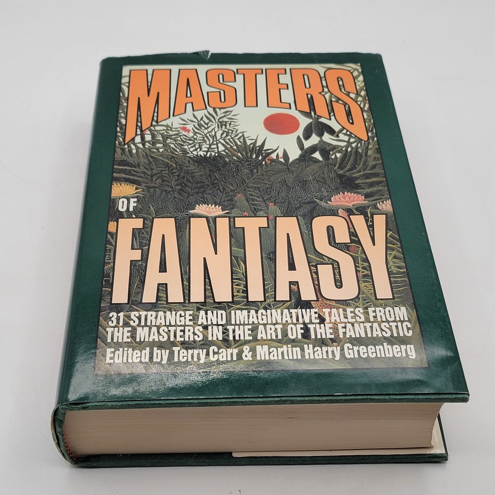Terry Carr Masters of Fantasy Hardcover 1992 Anthology 31 Tales Good Condition